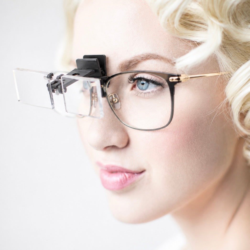 Clip on magnifiers